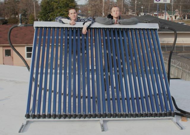 Finished and Operational Solar Collector